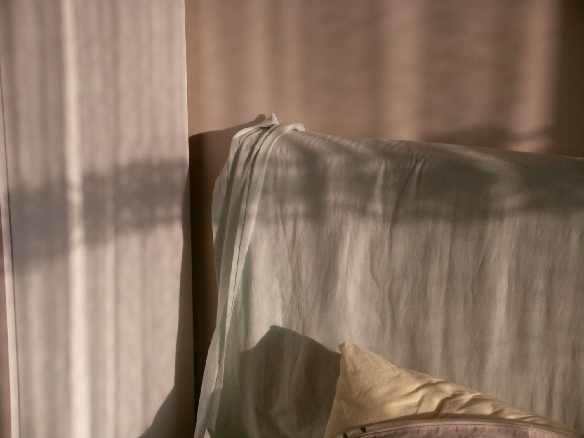 Fresh linen in warm afternoon light
